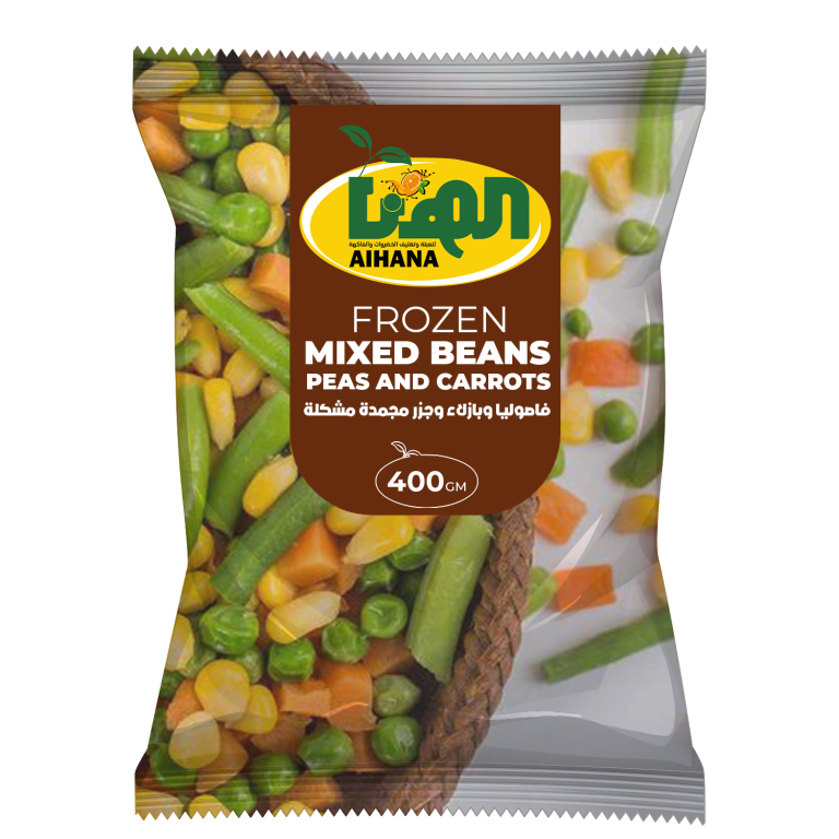 Frozen Mixed beans, peas and carrots