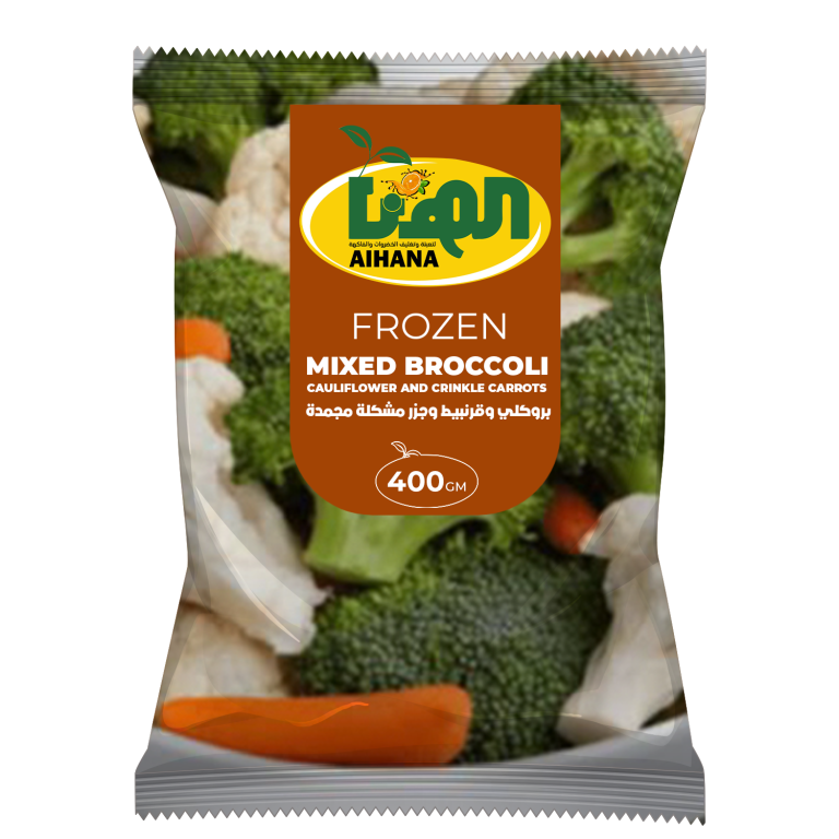 Frozen Mixed broccoli, cauliflower and crinkle carrots